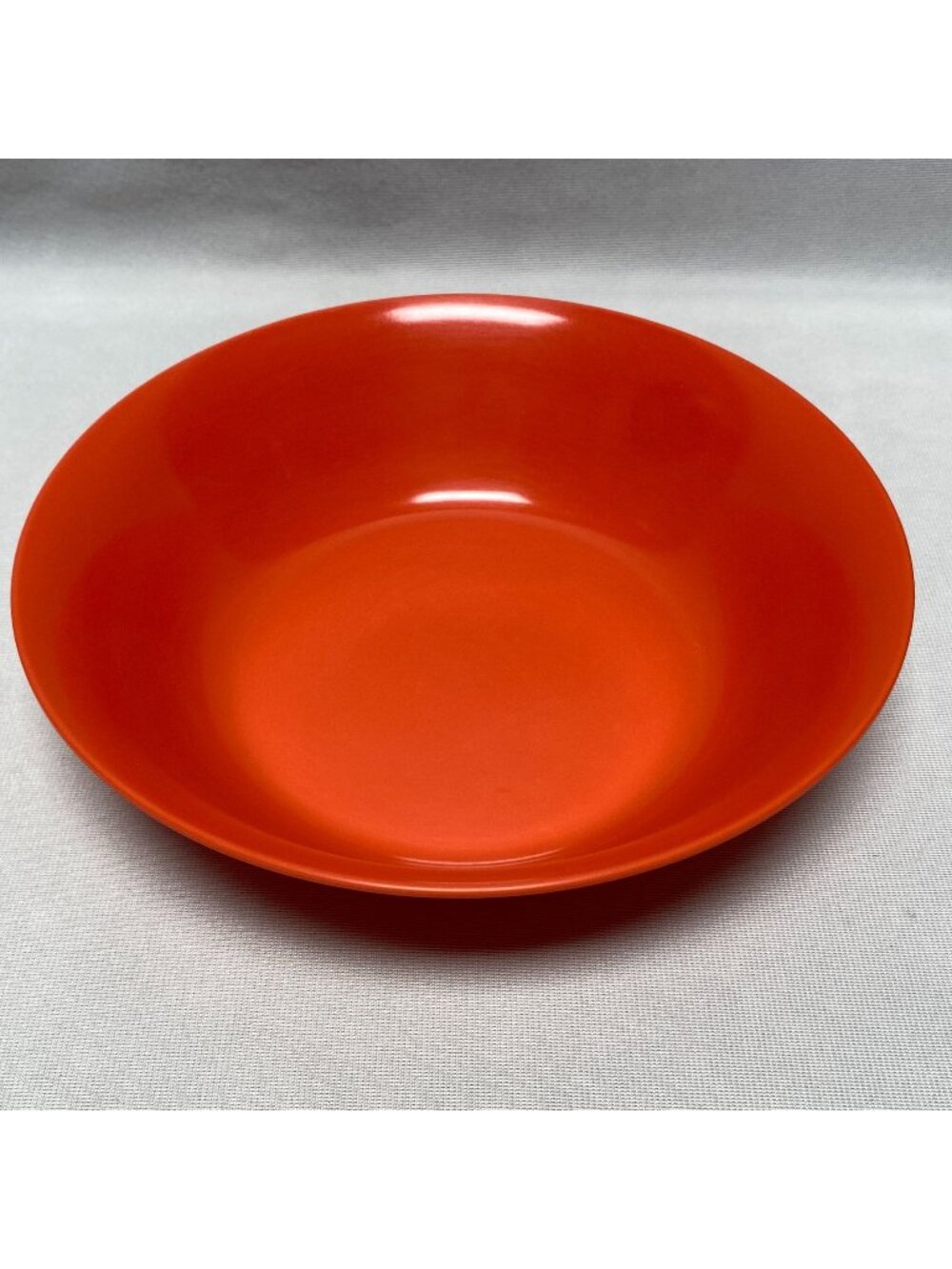 Texas-Ware PMC Orange Melamine Mixing Bowl 8" Vintage Kitchenware Made In USA